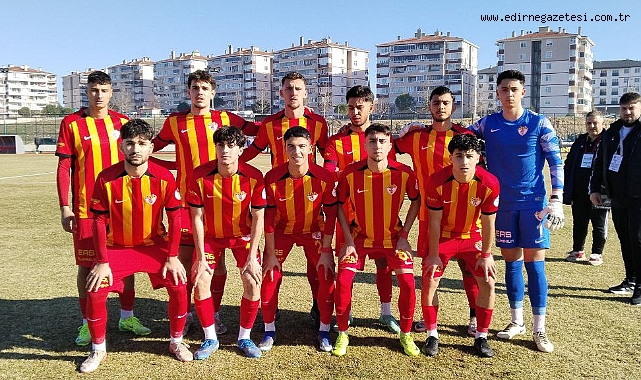  Edirnespor, Maraş maçına U19’la çıkıyor!